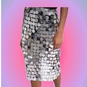 NWT- Anthropologie Mirrored MIDI Skirt